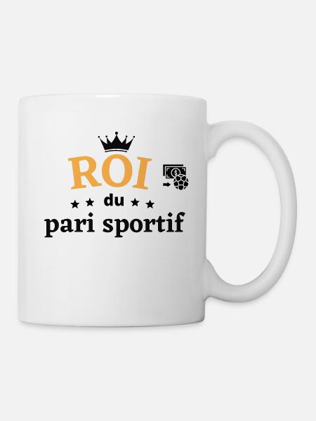 Roi du pari sportif cadeau humour parieur - Mug blanc - blanc