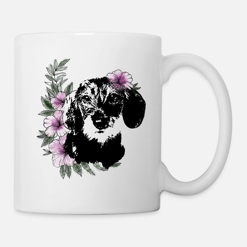 Teckel girls - Mug blanc - blanc