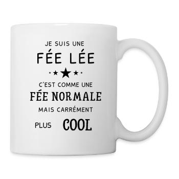 Je suis une fée lée humour fée clochette - Mug blanc - blanc - Droite