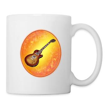 Guitare E - Mug blanc - blanc - Droite