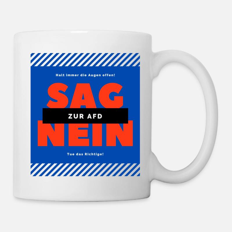 AFD! Nein! - Tasse - Weiß