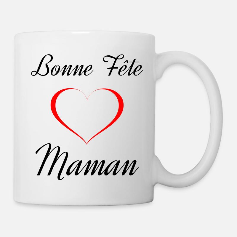 Bonne fête maman - Mug blanc - blanc