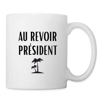 au revoir président - Mug blanc - blanc - Droite