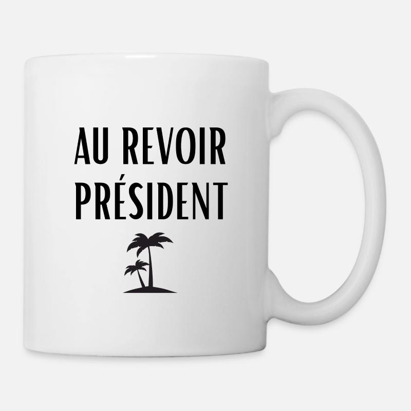 au revoir président - Mug blanc - blanc