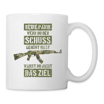 SOLDAT BUNDESWEHR BUND MG MASCHINENGEWEHR - Tasse - Weiß - Rechts