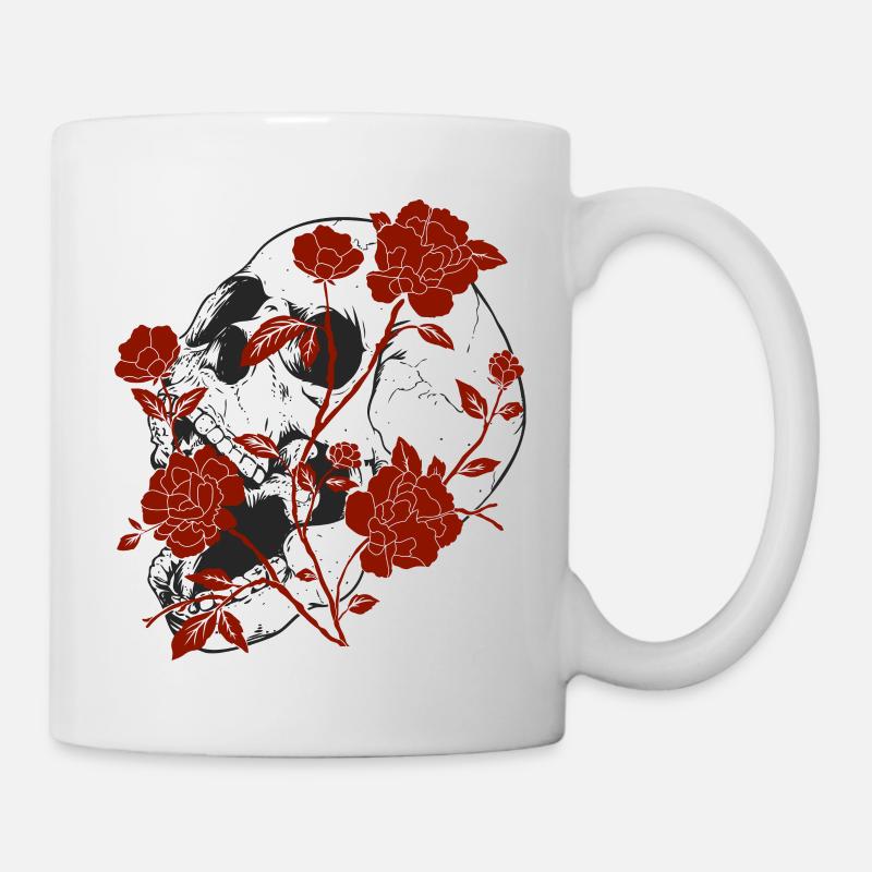 Flowers and Roses - Mug blanc - blanc