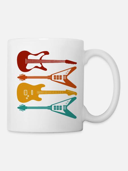 guitars - Mug - white