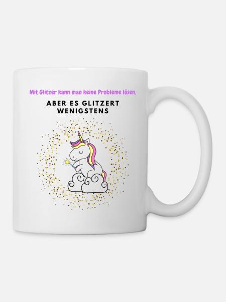 Glitter - Mug - white