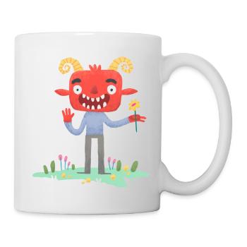 Kleiner Teufel - Tasse - Weiß - Rechts