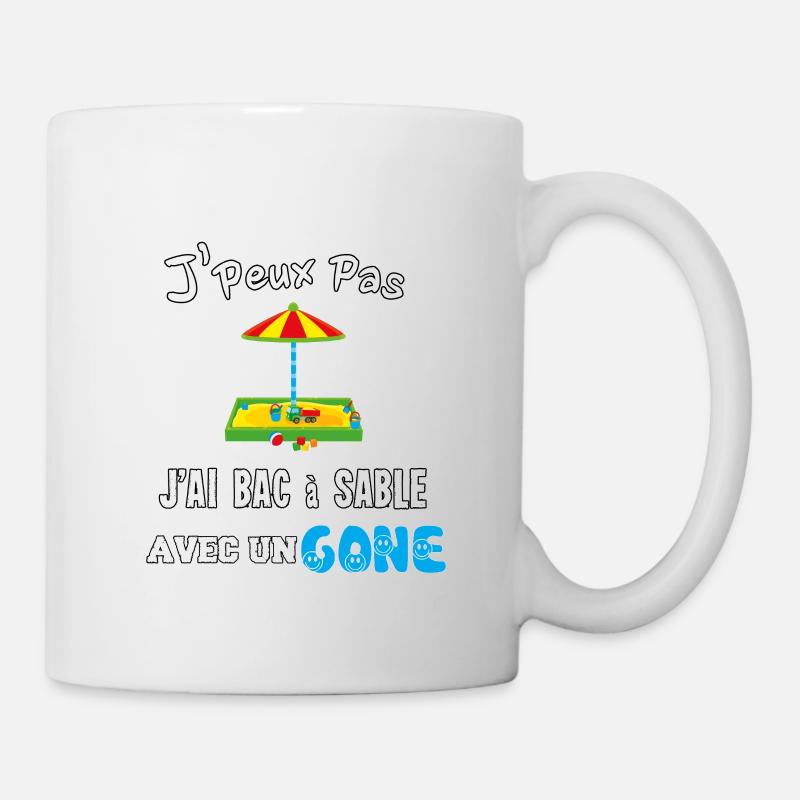 J'peux pas j'ai bac à sable gone 69 - Mug blanc - blanc