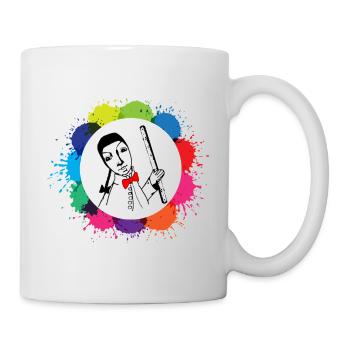Guignol en couleurs - Mug blanc - blanc - Droite