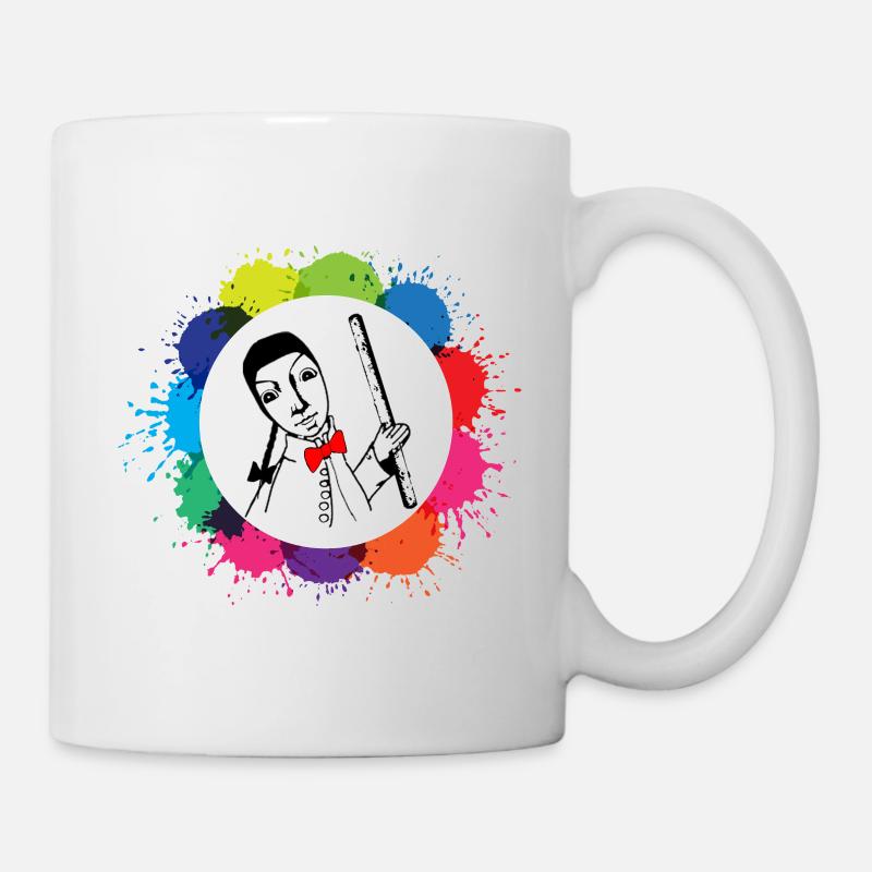 Guignol en couleurs - Mug blanc - blanc