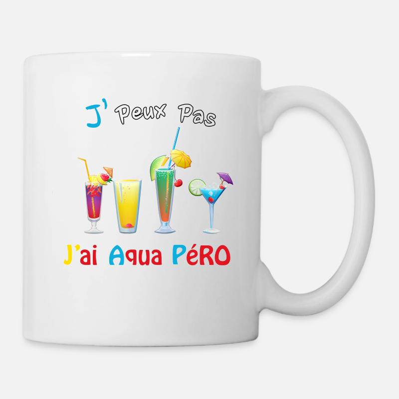 J'peux pas j'ai aqua péro - Mug blanc - blanc