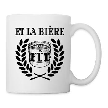 Et la bière fût - Mug blanc - blanc - Droite