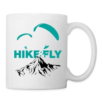 Hike & Fly - Tasse - Weiß - Rechts