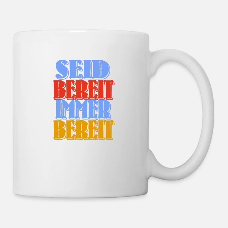 seid bereit immer bereit Pioniere ddr - Tasse - Weiß