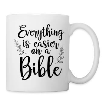 Proverbes chrétiens - Mug blanc - blanc - Droite