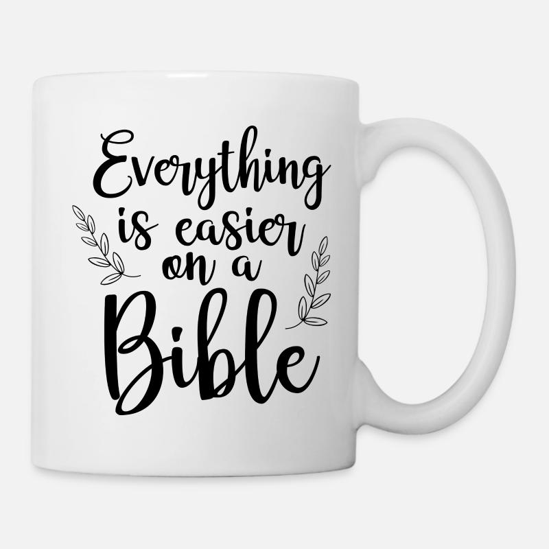 Proverbes chrétiens - Mug blanc - blanc