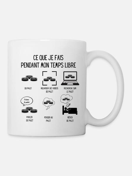 j'ai palet idée cadeau palet breton - Mug blanc - blanc