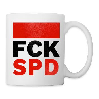FCK SPD - Tasse - Weiß - Rechts