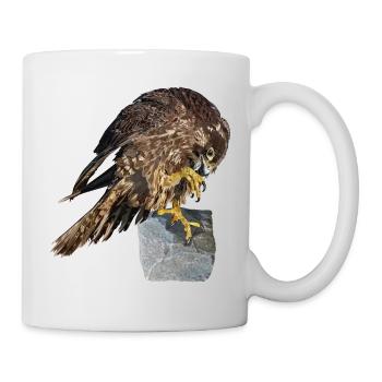 Wanderfalken - Tasse - Weiß - Rechts