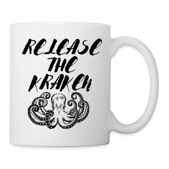 LASS DEN KRAKEN LOS - Tasse - Weiß - Rechts
