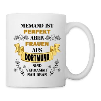 Dortmund Deutschland Stadt Heimat Liebe Frauen - Tasse - Weiß - Rechts