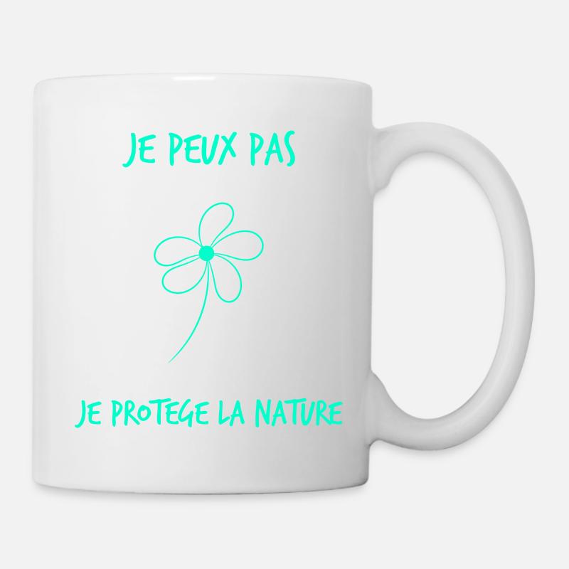 ARBRE. NATURE. ENVIRONNEMENT. ZEN. MEDITATION - Mug blanc - blanc