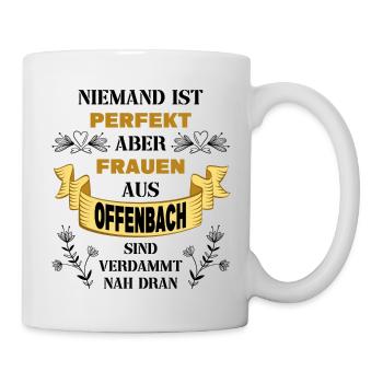 Offenbach Deutschland Stadt Heimat Liebe Frauen - Tasse - Weiß - Rechts