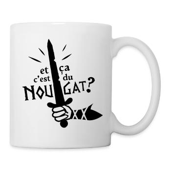 Et ça, c'est du Nougat ? Camelot, roi Arthur - Mug blanc - blanc - Droite