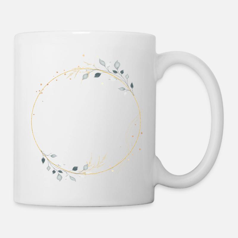 Couronne moderne personnalisable - Mug blanc - blanc