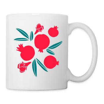 Pomegranates fruit - Mug - white - Right