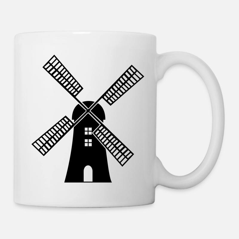 windmühle - Tasse - Weiß