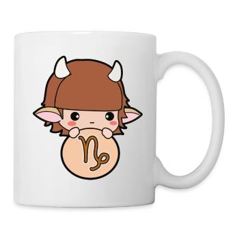 Steinbock Sternzeichen - Tasse - Weiß - Rechts