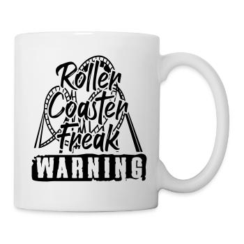 Roller Coaster Freak - Tasse - Weiß - Rechts