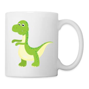 Dinosaurier - Tasse - Weiß - Rechts