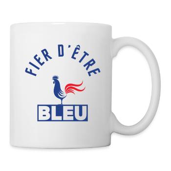 fier d'être Bleu (homme garçon) équipe de France - Mug blanc - blanc - Droite