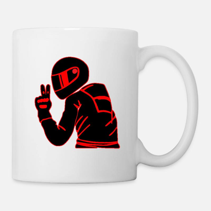 Motard - Mug blanc - blanc