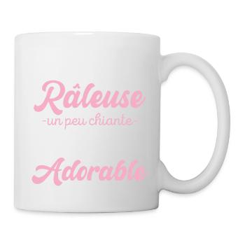 Râleuse Mais Adorable Cadeau Humour Personnalisé - Mug blanc - blanc - Droite