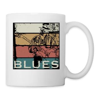 Blues - Tasse - Weiß - Rechts