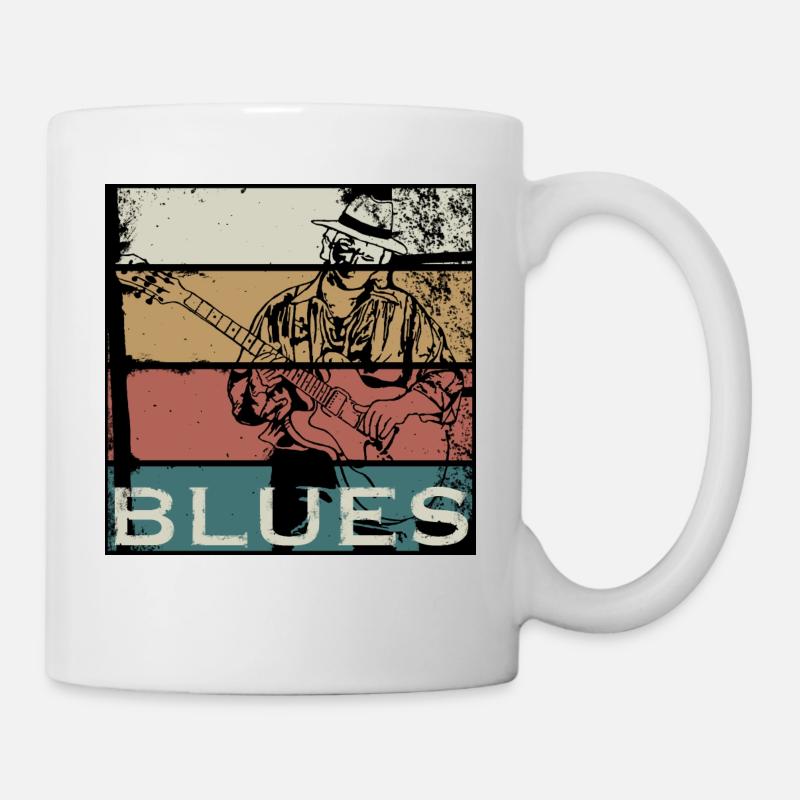 Blues - Tasse - Weiß