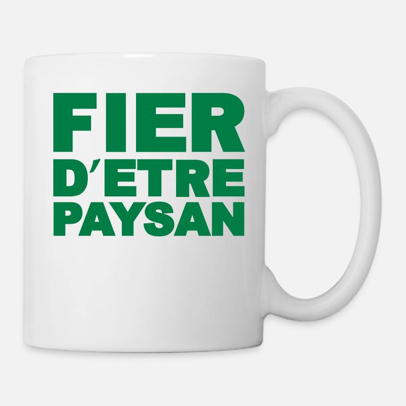 Fier d être Paysan - Mug blanc - blanc