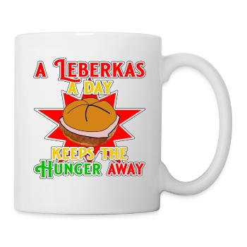 Leberkas - Tasse - Weiß - Rechts