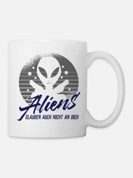 Aliens - Tasse - Weiß