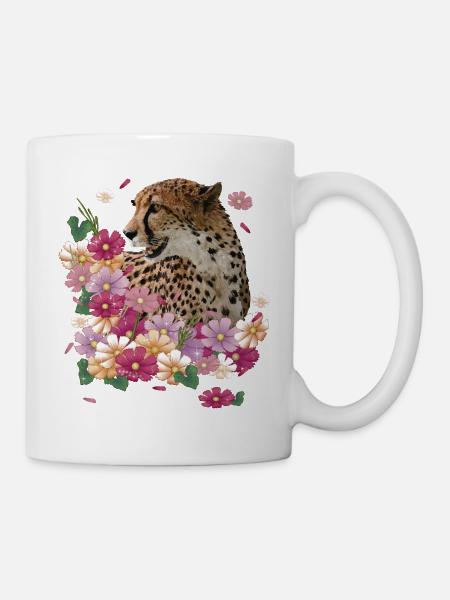 Guépard - Mug blanc - blanc
