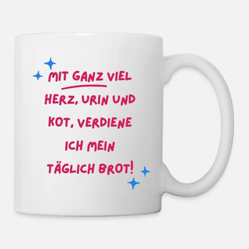 Heilerziehungspfleger Lustiger Spruch Geschenkidee - Tasse - Weiß