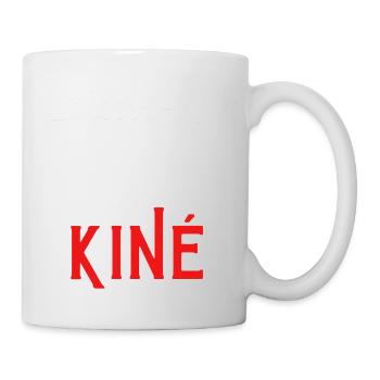 laisse-moi passer je suis kiné - Mug blanc - blanc - Droite