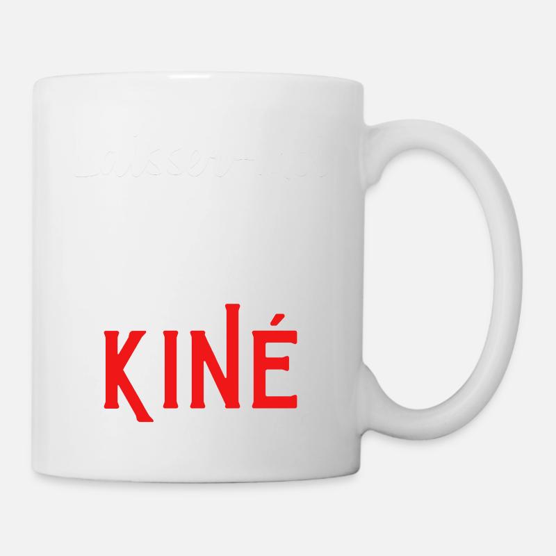laisse-moi passer je suis kiné - Mug blanc - blanc