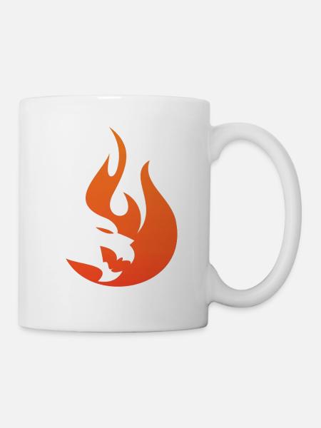 Japan Asien Bambus Sonne Kanji Natur Drachen Kreis - Tasse - Weiß