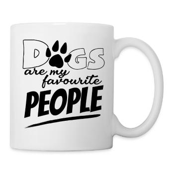 Dogs Are My Favourite People - Mug - white - Right